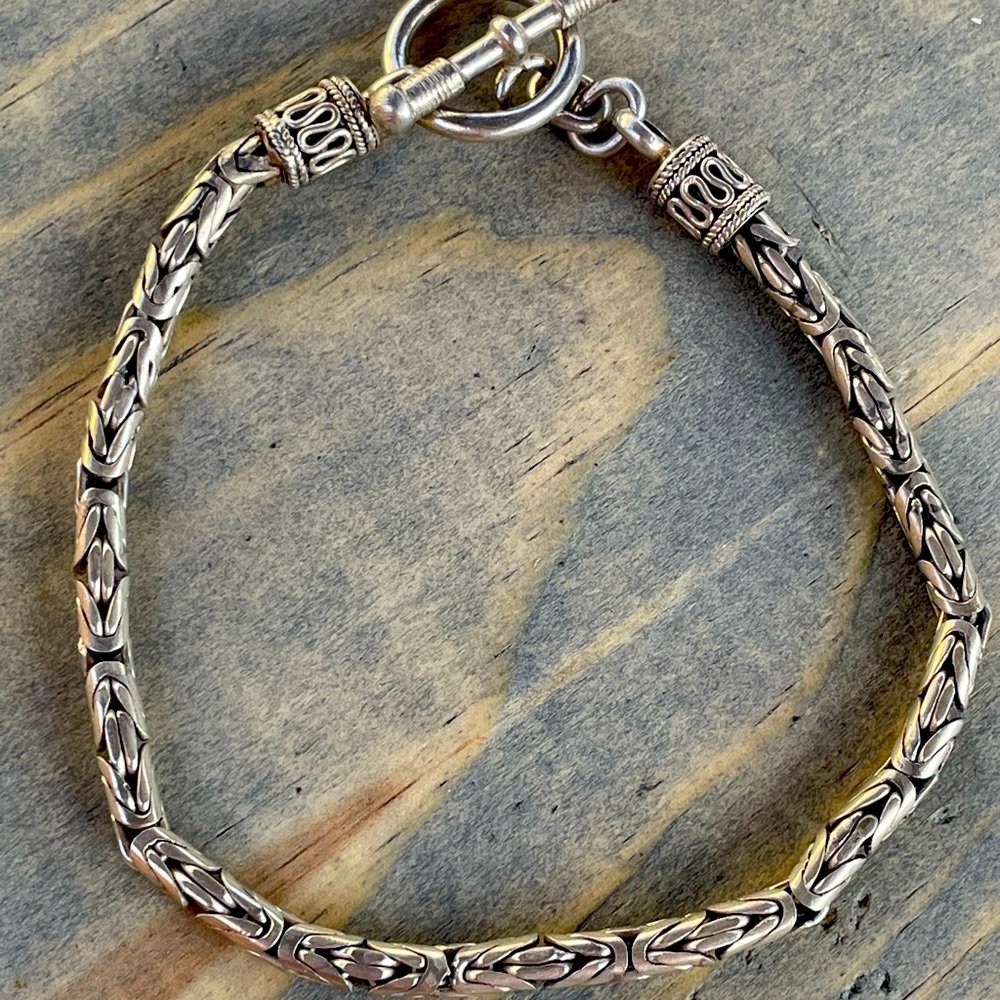Silver Byzantine Bracelet